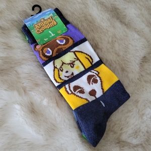 Animal Crossing 2PK Crew Socks